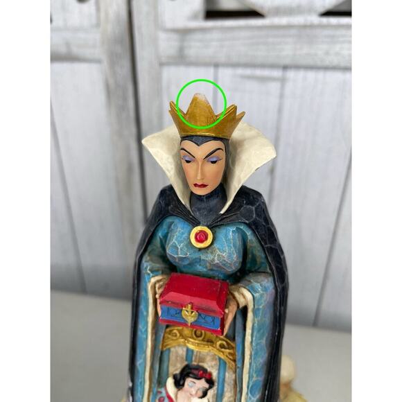 Jim Shore Walt Disney Enesco Wicked Witch Snow White Large Figure Vintage - Picture 3 of 11